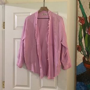 We the free button up with pockets